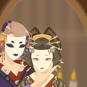 2x Reg, Shoulder up, Full Render, Gaussian BG