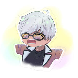 Chibi, Bust Up, Full Render, Simple BG