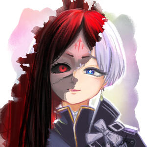 Reg, Shoulder up, Full render, Simple BG