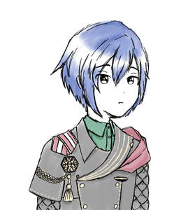 Reg, Half body, Colored Sketch, Transparent